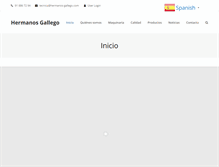 Tablet Screenshot of hermanos-gallego.com